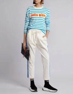 Chinti & Parker Très Bien Striped Cashmere Sweater -J.Lindeberg Shop 42781