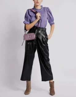 SELF PORTRAIT Self-Portrait Faux Leather Culottes -J.Lindeberg Shop 431640