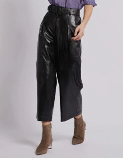 SELF PORTRAIT Self-Portrait Faux Leather Culottes -J.Lindeberg Shop 431641