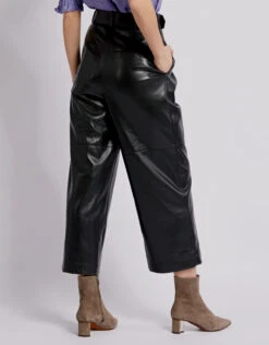 SELF PORTRAIT Self-Portrait Faux Leather Culottes -J.Lindeberg Shop 431642