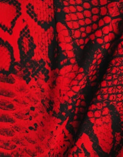 Solace London Heppy One-shoulder Ruffled Snake Print Midi Dress -J.Lindeberg Shop 44564