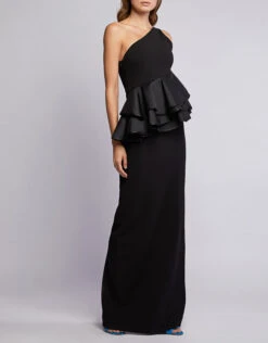 Solace London Dacia One-shoulder Ruffled Maxi Dress -J.Lindeberg Shop 44785