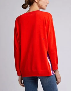 Chinti & Parker Heritage V-Neck Striped Wool-Cashmere Sweater -J.Lindeberg Shop 45329