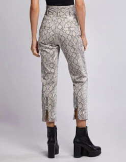 Marissa Webb Josh Snake Print Canvas Straight-leg Pant -J.Lindeberg Shop 45380