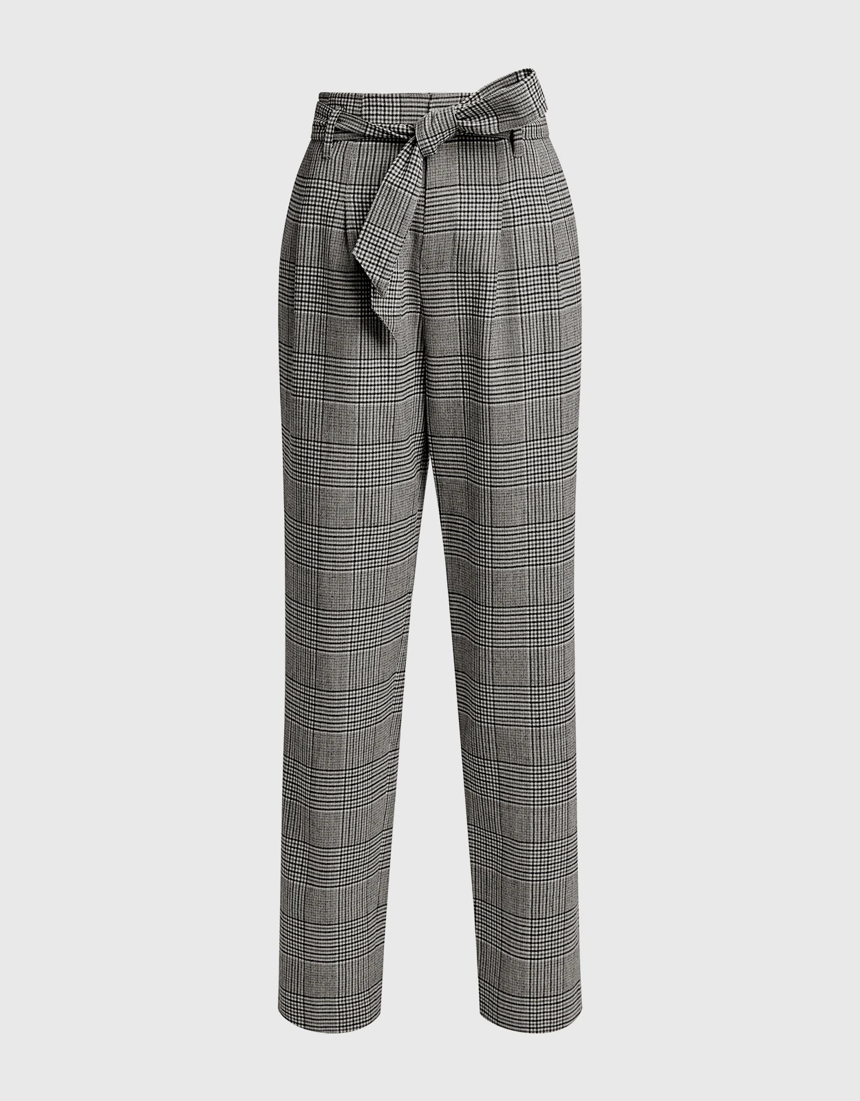 Marissa Webb Ethan Plaid High-rised Paperbag Wide-leg Pants 1 Marissa Webb Ethan Plaid High-rised Paperbag Wide-leg Pants