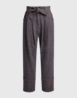 Rachel Comey Irolo Tweed Paperbag Wide-leg Pants