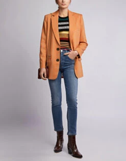 Tibi Dexter Menswear Checked Long Blazer -J.Lindeberg Shop 45749