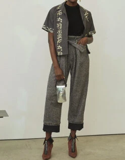 Rachel Comey Irolo Tweed Paperbag Wide-leg Pants -J.Lindeberg Shop 45781