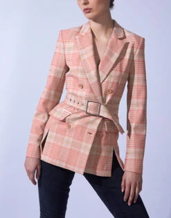 Jonathan Simkhai Plaid Tailoring Boyfriend Blazer -J.Lindeberg Shop 47873