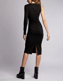 Versace Jeans Couture One-shoulder Studded Keen Length Dress -J.Lindeberg Shop 47888