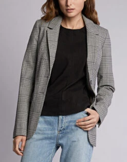 Marissa Webb Emilee Plaid Wool-blend Blazer -J.Lindeberg Shop 47965