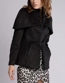 Brandon Maxwell Heavy Wool Cape Suit Coat -J.Lindeberg Shop 48157