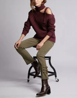 Jonathan Simkhai E-Cig Mixed-Wool Tapered Pants -J.Lindeberg Shop 48257