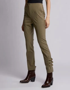 Jonathan Simkhai E-Cig Mixed-Wool Tapered Pants -J.Lindeberg Shop 48258