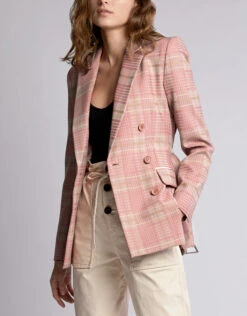 Jonathan Simkhai Plaid Tailoring Boyfriend Blazer -J.Lindeberg Shop 48269