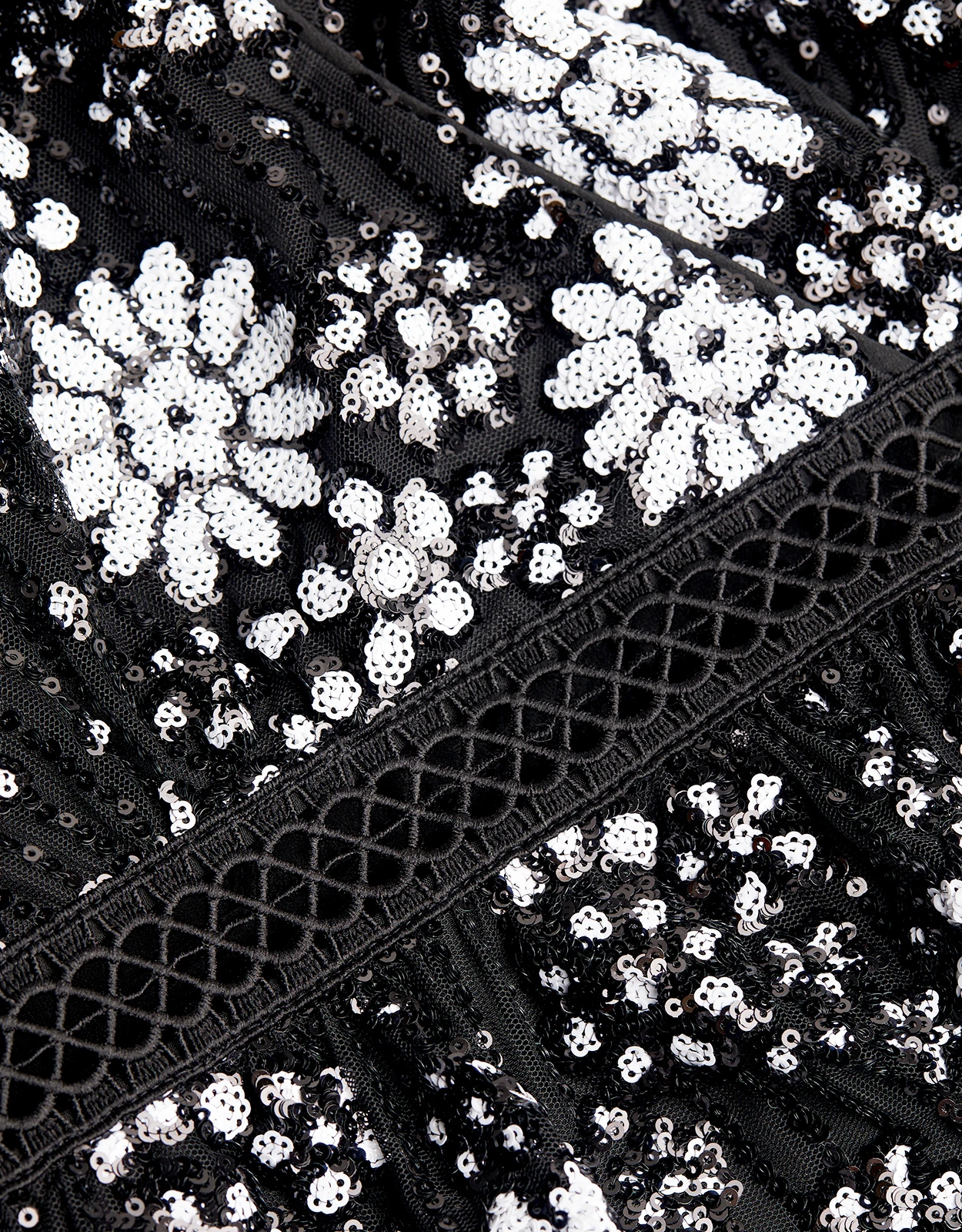 SELF PORTRAIT Self-Portrait Starlet Deco Sequin Tiered Midi Dress 2 SELF PORTRAIT Self-Portrait Starlet Deco Sequin Tiered Midi Dress - Image 2