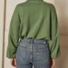 Boyish Jeans The Jimmy High Neck Sweatshirt-Juniper