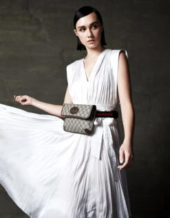 Ulla Johnson Maysha V-neck Pleated Asymmetric Midi Dress -J.Lindeberg Shop 68396