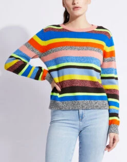 Chinti & Parker Anni Multicoloured Stripe Wool-Cashmere Sweater -J.Lindeberg Shop 78848