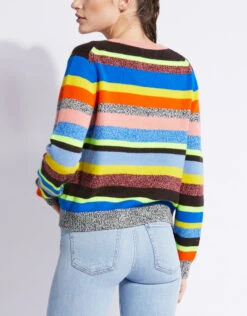 Chinti & Parker Anni Multicoloured Stripe Wool-Cashmere Sweater -J.Lindeberg Shop 78849
