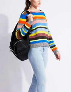 Chinti & Parker Anni Multicoloured Stripe Wool-Cashmere Sweater -J.Lindeberg Shop 78850