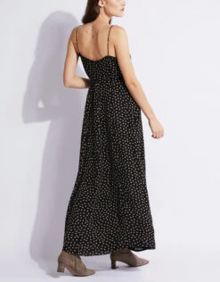 Ganni Dotted Georgette Wrapped Maxi Dress -J.Lindeberg Shop 79014