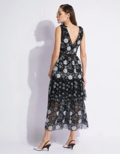 SELF PORTRAIT Self-Portrait Starlet Deco Sequin Tiered Midi Dress 19 SELF PORTRAIT Self-Portrait Starlet Deco Sequin Tiered Midi Dress -J.Lindeberg Shop 80197