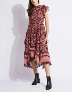 Ulla Johnson Amalia Printed Ruffle Midi Dress 14 Ulla Johnson Amalia Printed Ruffle Midi Dress -J.Lindeberg Shop 80222