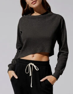 Twenty Montreal Everest Thermal Asymmetric Hem Top