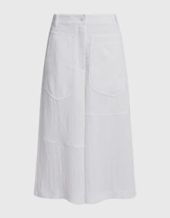 Front Page 46 Tibi Plisse Wide-leg Cargo Cropped Pants